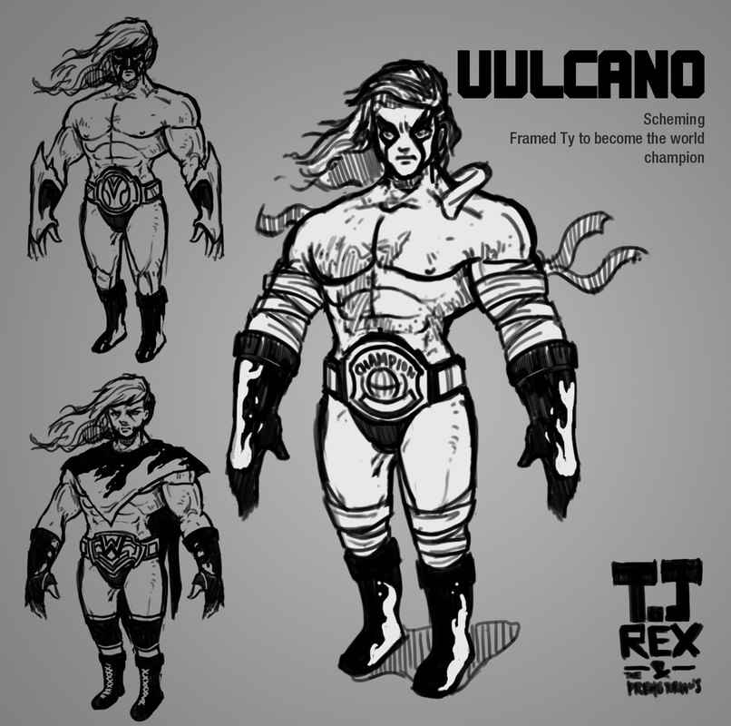 Wrestler Vulcano (Herminio  Rojas)