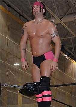 Wrestler Shawn Blaze