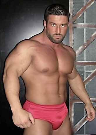 Wrestler Anthony Bravado (Blair  Mone)