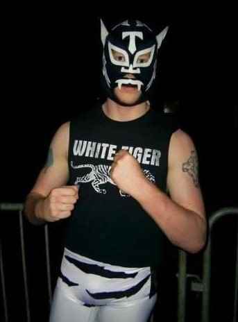 Wrestler White Tiger (Dewey  Barnes)