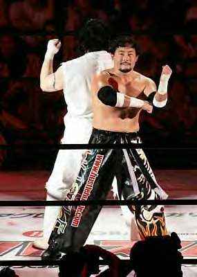 Wrestler Tomoya Adachi