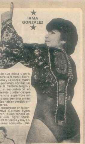Wrestler Irma Gonzalez (Irma  Morales Muñoz)
