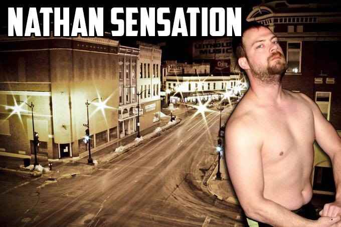 Wrestler Nathan Sensation