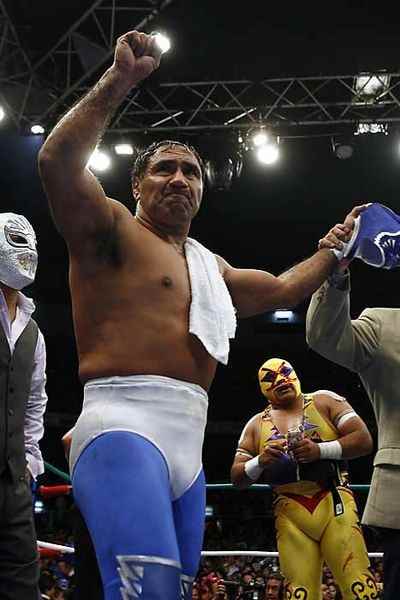 Wrestler Blue Panther (Genaro  Vasquez Nevares)