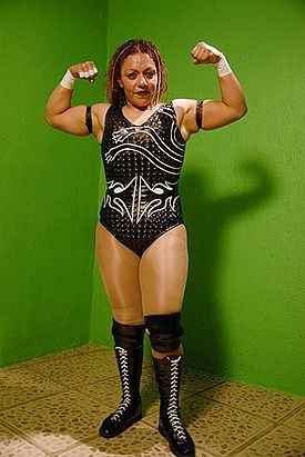 Wrestler La Medusa (Angelica Avila Lopez)