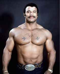 Wrestler Rocky Johnson (Wayde  Bowles)